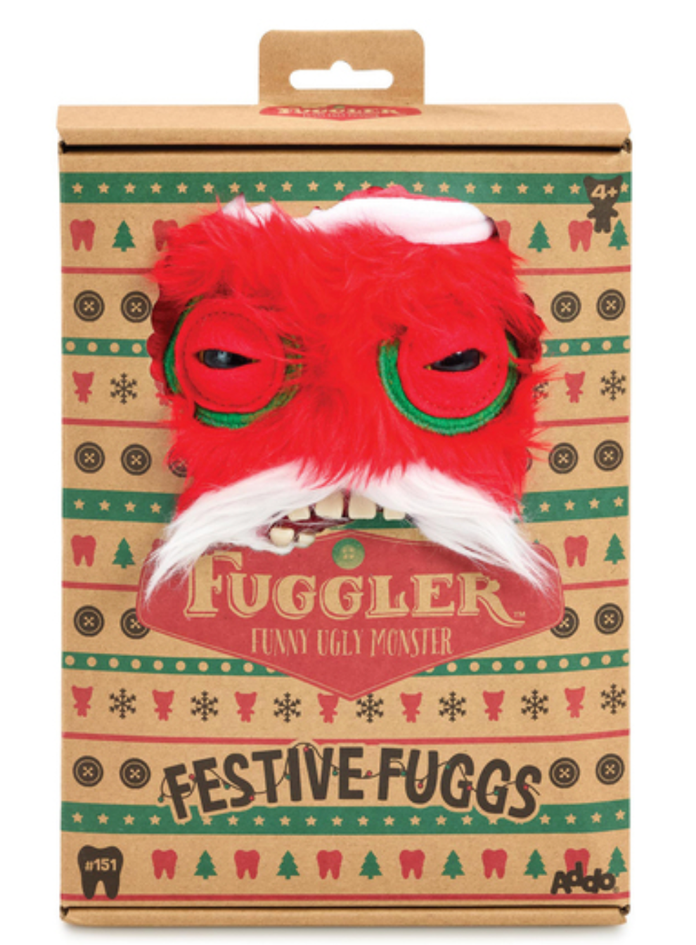 Fuggler Festive Fuggs Santa 9" Plush