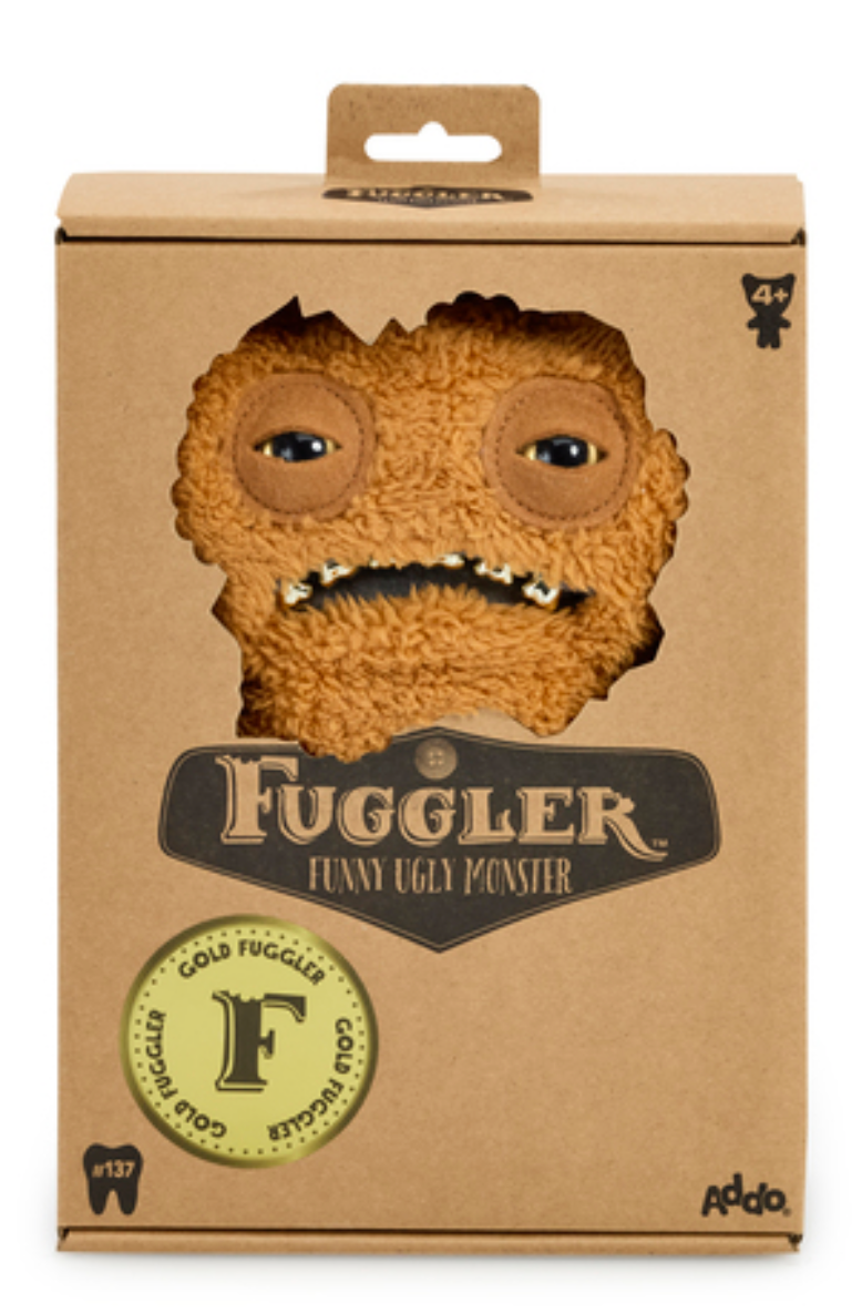 Fuggler Gold Fuggs Gnawing Terror 9" Plush