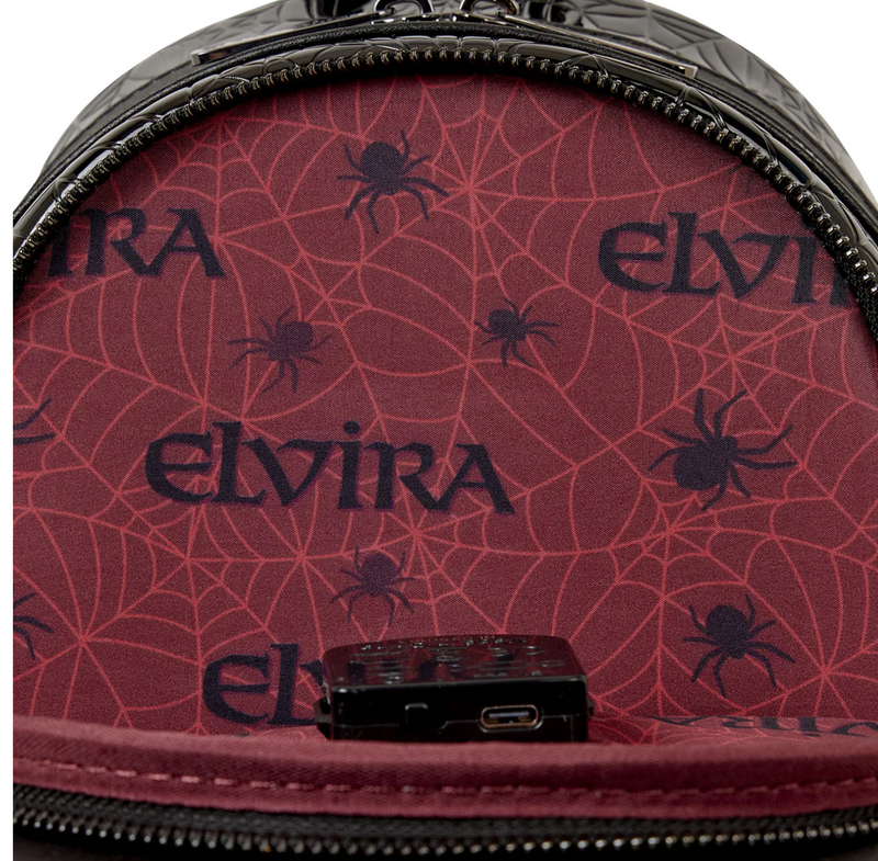 Loungefly - Elvira Light Up Mini Backpack