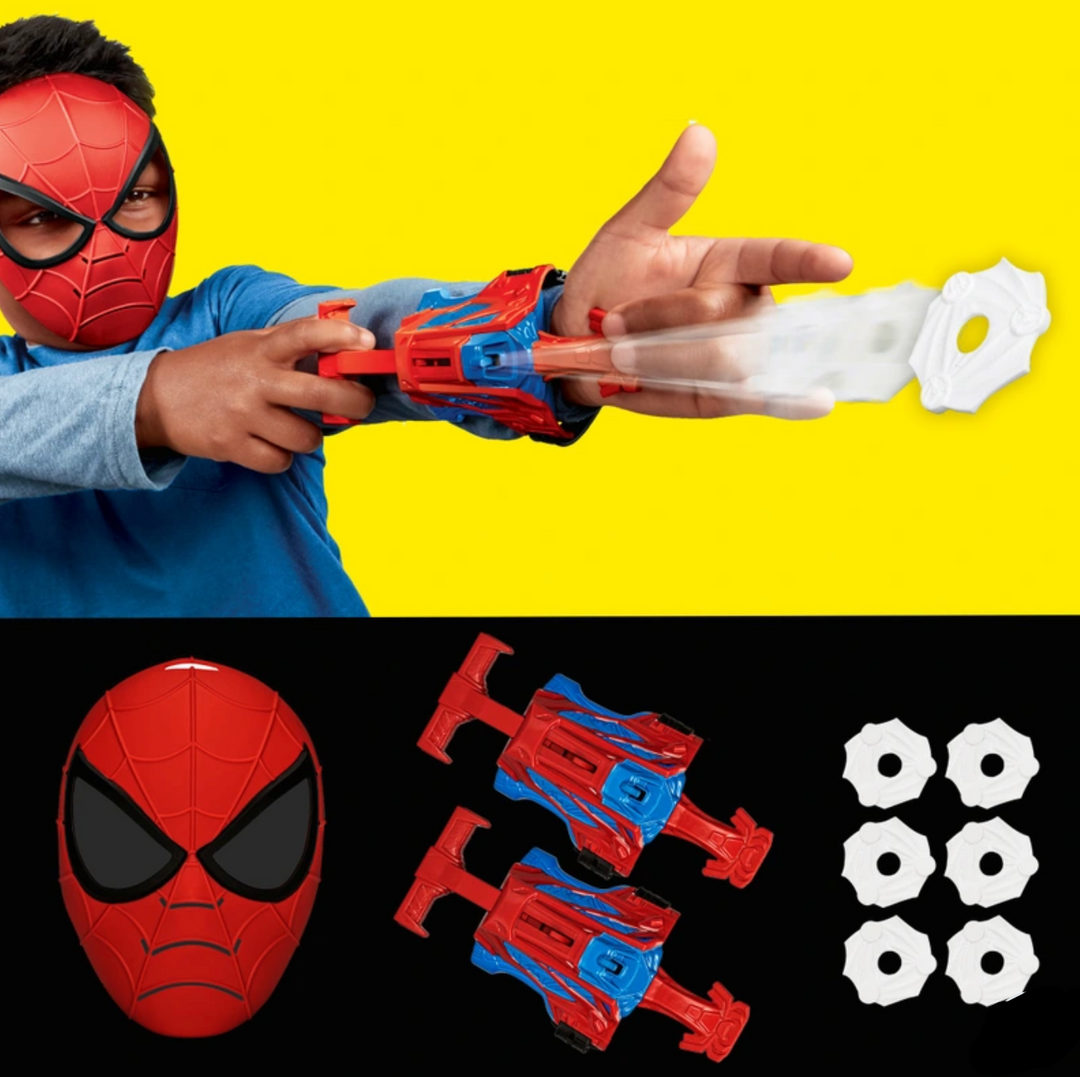 Marvel Spider-Man Web Slinging Armour Set with Mask and Blasters
