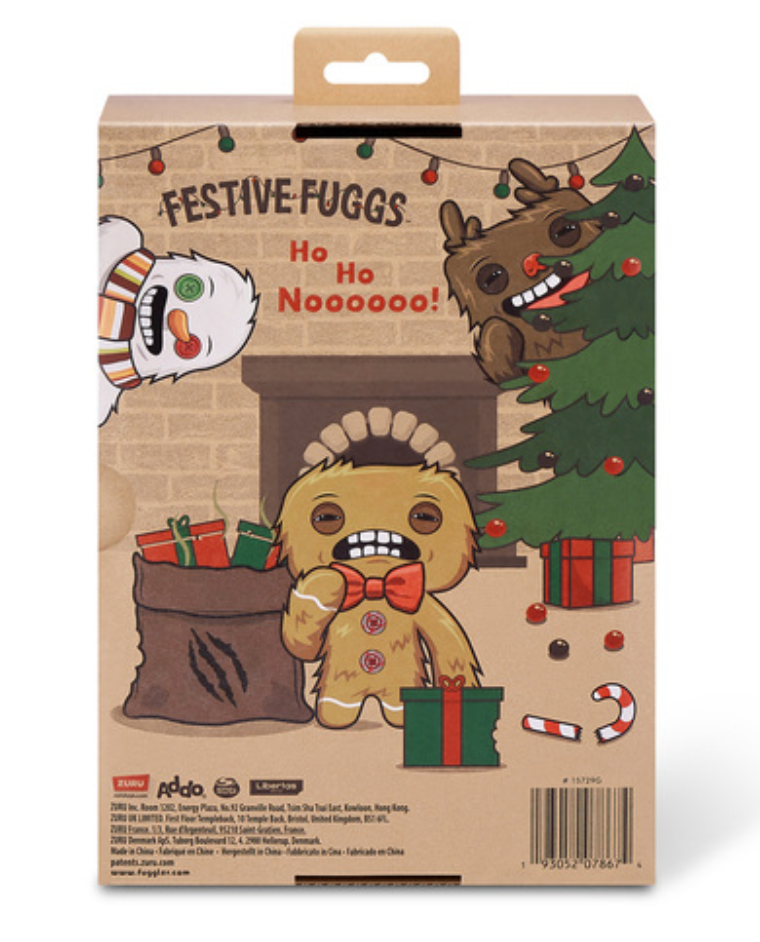 Fuggler Festive Fuggs Reindeer  9" Plush