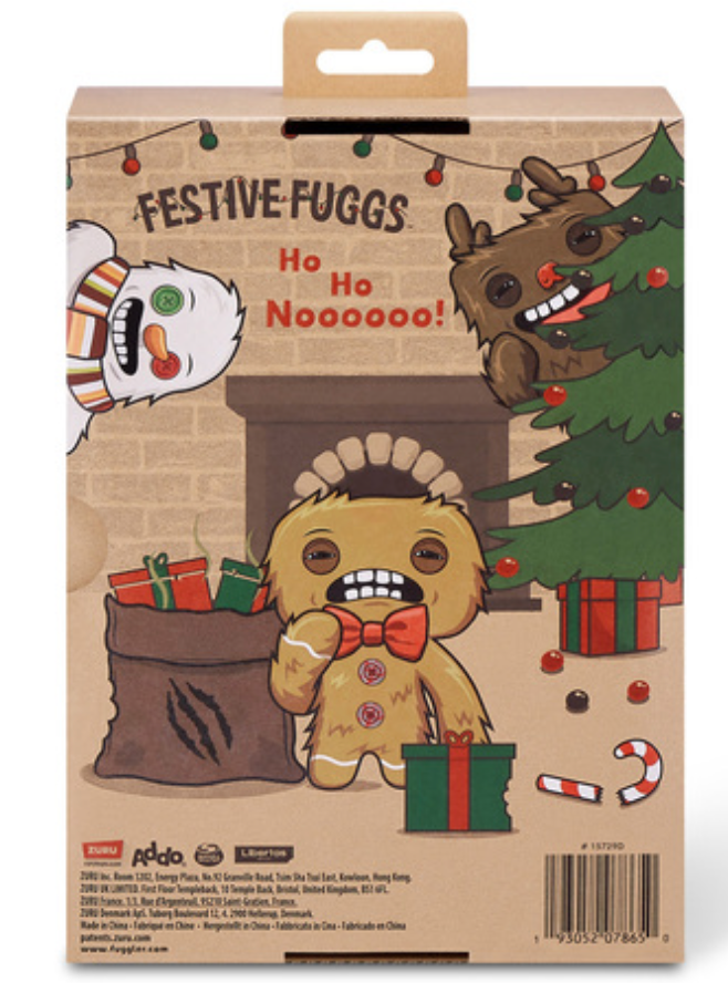 Fuggler Festive Fuggs Snowman Man 9" Plush