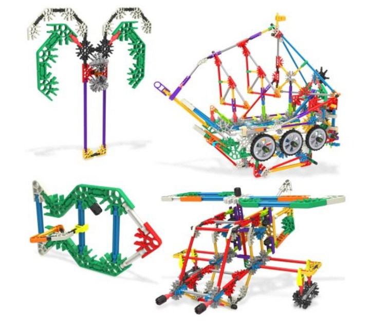 K'nex 408 Piece 80 Model Deluxe Set with Bag