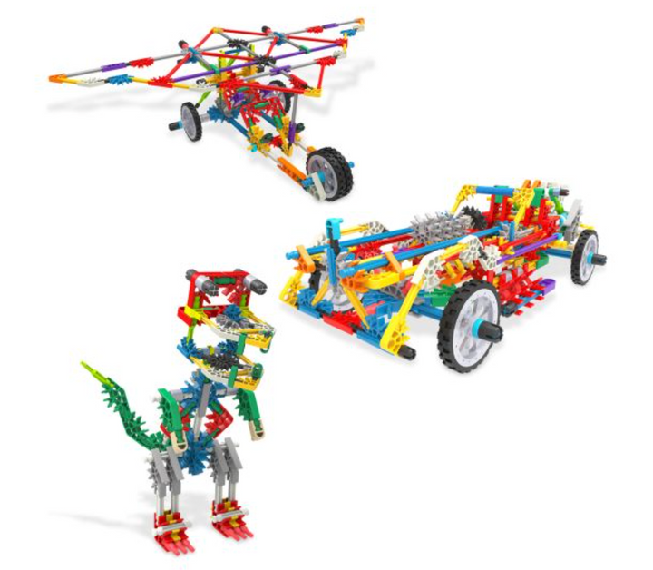 K'nex 408 Piece 80 Model Deluxe Set with Bag