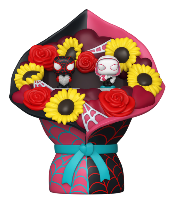 Bitty Pop! - Bouquet - Spiderman Valentines - Miles Morales & Ghost Spider