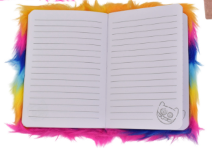 Fuggler A6 Furry Notebook, alternate view