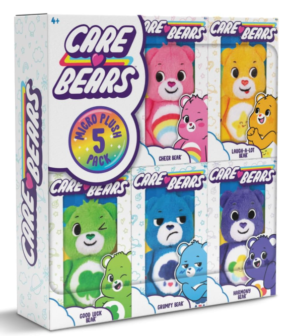 Care Bears Micro Collector 5 Pack, in display