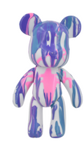 Neon Paint Pour Marble Bear Arts & Crafts Kit