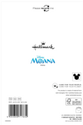 Disney Moana 'Adventures Await' Birthday Card