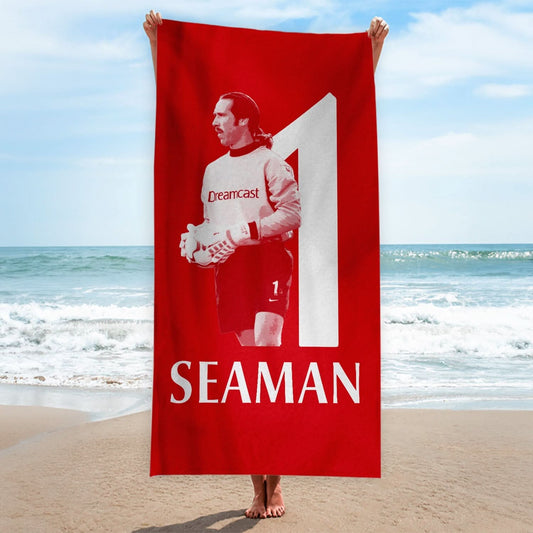 The Gooners - Seaman 1 - Beach Towel - 150cm x 75cm collectible from https://britishmade.gifts/