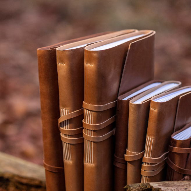Light Oak Journals, packaging shot
