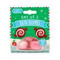 Set of 3 Christmas Bath Bombs collectible from PoundFun