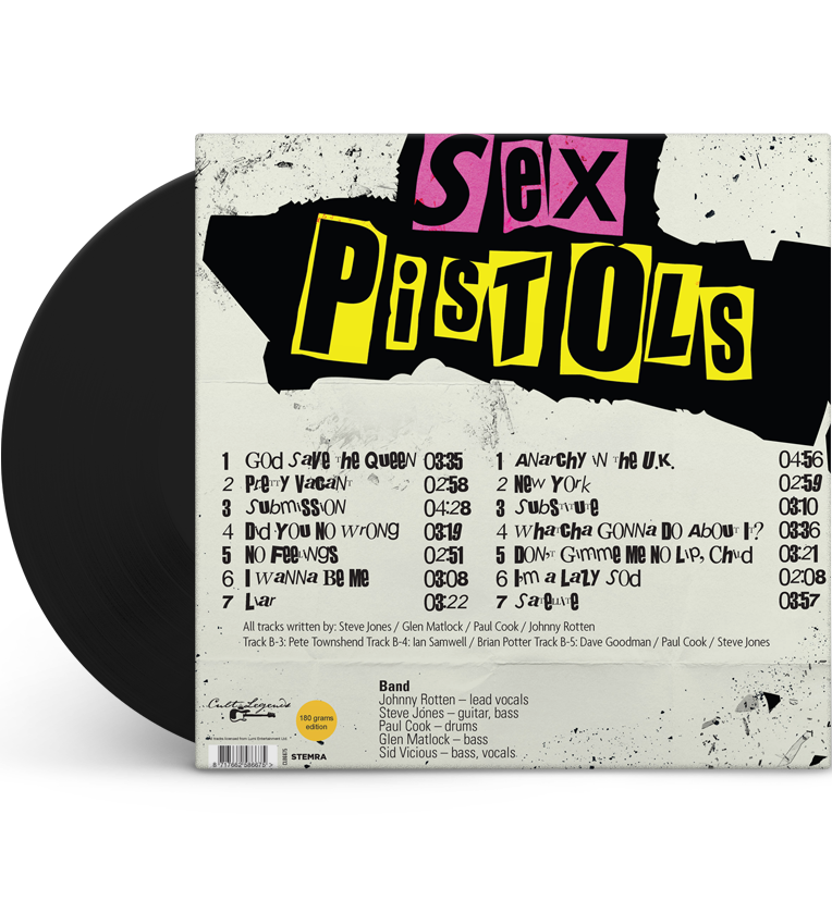 Sex Pistols – Agents of Anarchy (12-Inch Album on 180g Vinyl), close-up detail