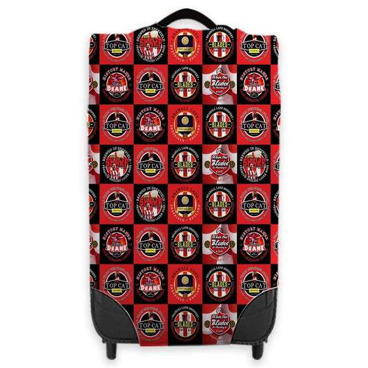 Sheffield - Football Legends - Luggage Cover - 3 Sizes collectible from https://britishmade.gifts/