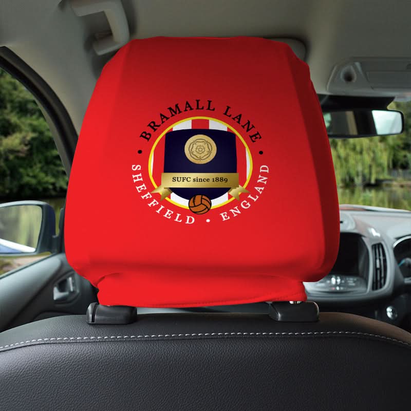 Sheffield Bramall Lane - Football Legends - Headrest Cover collectible from https://britishmade.gifts/