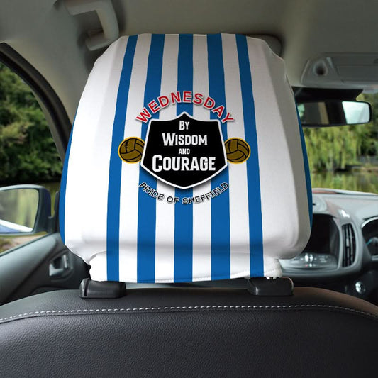 Wednesday Courage - Football Legends - Headrest Cover collectible from https://britishmade.gifts/