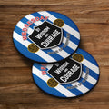 Wednesday Courage - Football Coaster - Square Or Circle, alternate view