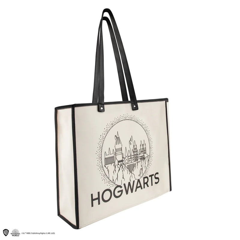 Harry Potter Hogwarts Castle PU Leather Shopping Bag, rear view