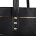 Harry Potter Hogwarts Black PU Leather Shopping Bag, in display