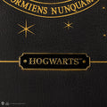 Harry Potter Hogwarts Black PU Leather Shopping Bag, packaging shot