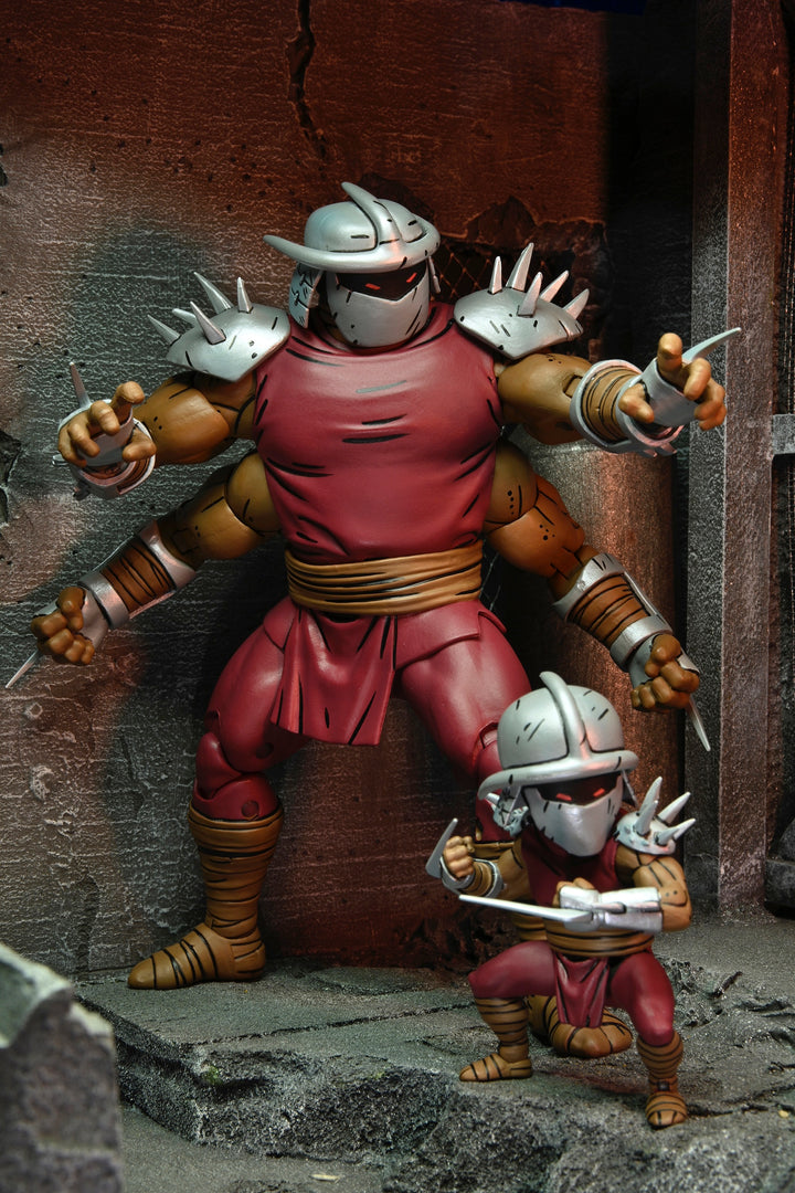 NECA TMNT Comic Shredder Clone And Mini Shredder (Mirage Comics) Deluxe 7| Scale Action Figure Teenage Mutant Ninja Turtles