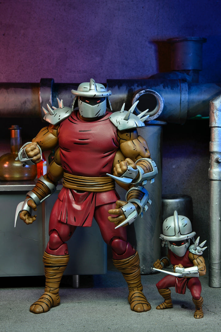 NECA TMNT Comic Shredder Clone And Mini Shredder (Mirage Comics) Deluxe 7| Scale Action Figure Teenage Mutant Ninja Turtles