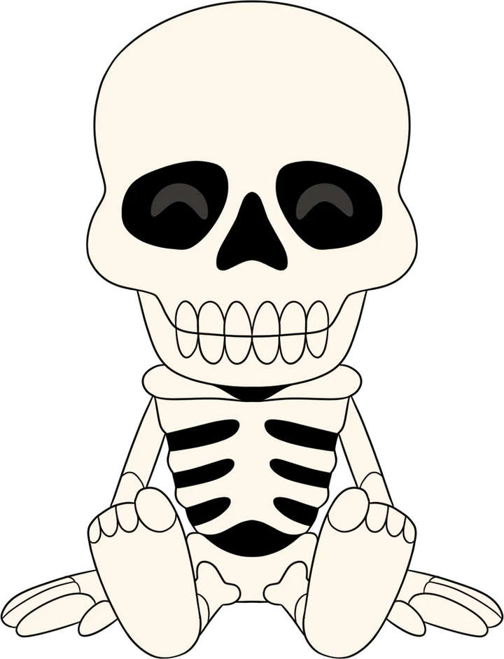 Youtooz Spooky Scary Skeleton with Music box in chest 9" Plush