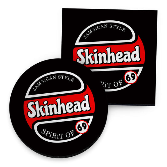Skinhead - Spirit Of 69 - Drinks Coaster - Round or Square collectible from https://britishmade.gifts/
