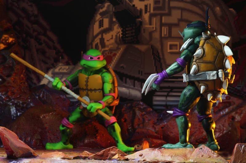 Teenage Mutant Ninja Turtles Turtles in Time Series 1 7" Scale Action Figure Assortment close up detail