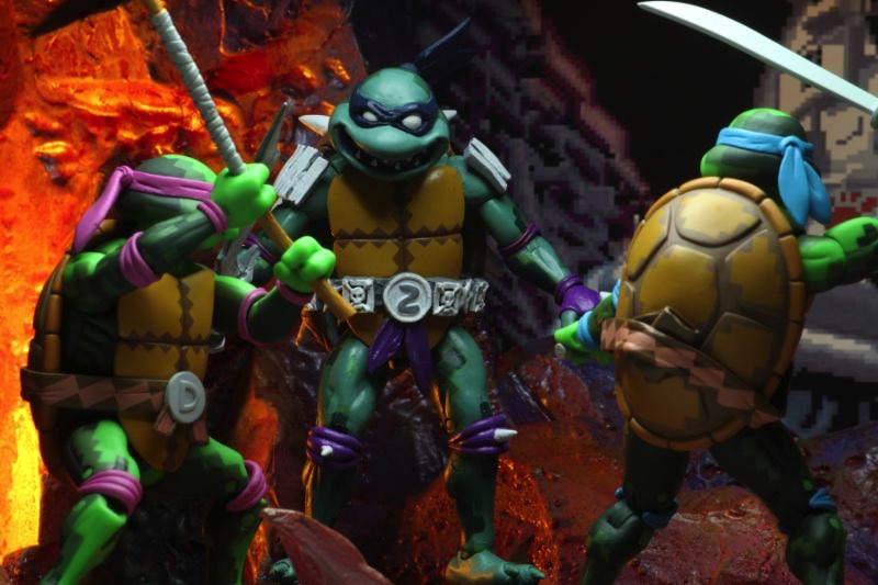 Teenage Mutant Ninja Turtles Turtles in Time Series 1 7" Scale Action Figure Assortment packaging view