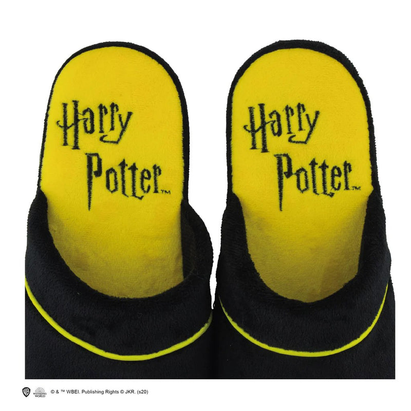 Hufflepuff Slippers, close-up detail