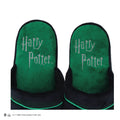 Harry Potter Slytherin Slippers, close-up detail