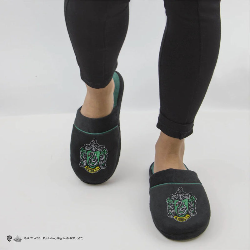 Harry Potter Slytherin Slippers, in display