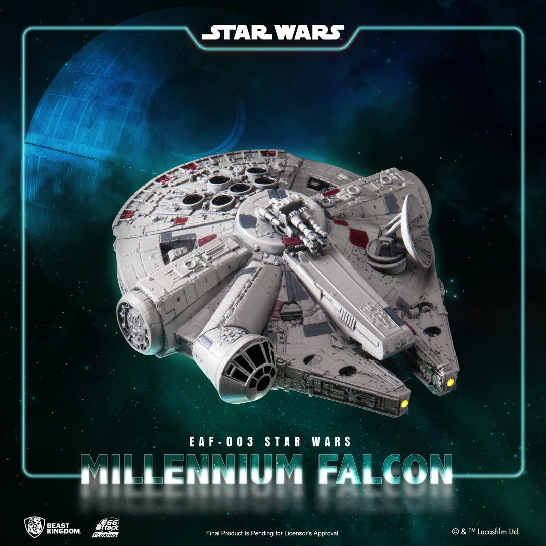 Star Wars The Empire Strikes Back Beast Kingdom Floating Millennium Falcon