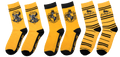 Harry Potter Hufflepuff Socks 3-Pack, close-up detail