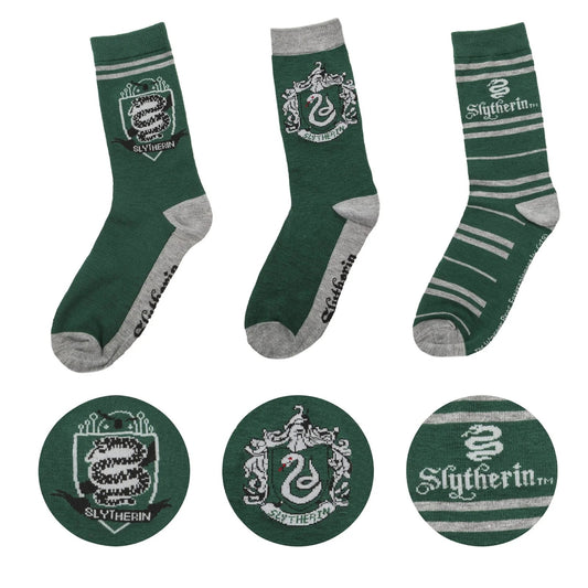 Harry Potter Slytherin Socks 3-Pack