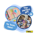 Sonic Prime Colouring Book, side angle