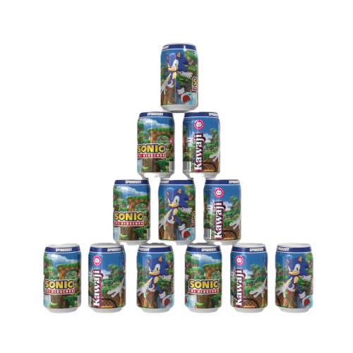 Sonic the Hedgehog Spinberry - Blueberry Flavour Soda featuring Sonic