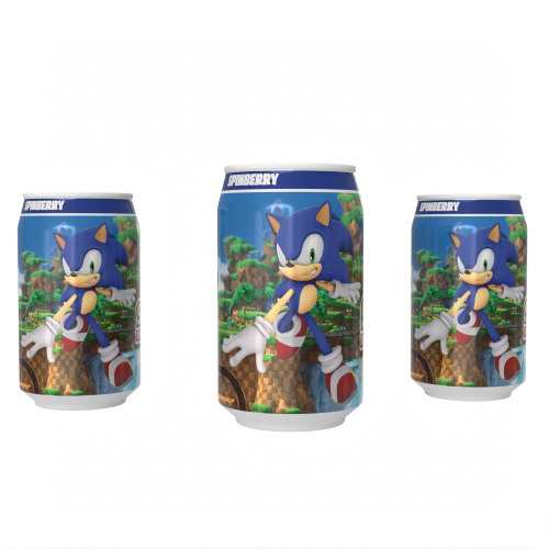 Sonic the Hedgehog Spinberry - Blueberry Flavour Soda featuring Sonic