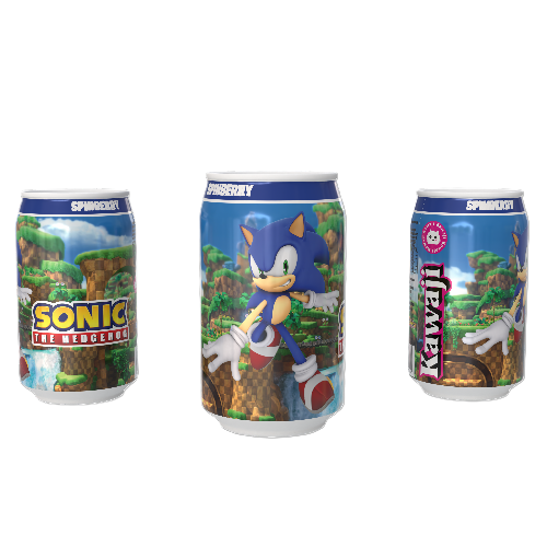 Sonic the Hedgehog Spinberry - Blueberry Flavour Soda featuring Sonic
