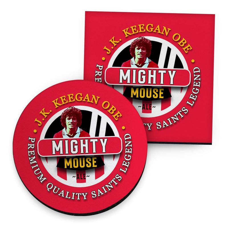 Soton Keegan - Football Coaster - Square Or Circle collectible from https://britishmade.gifts/