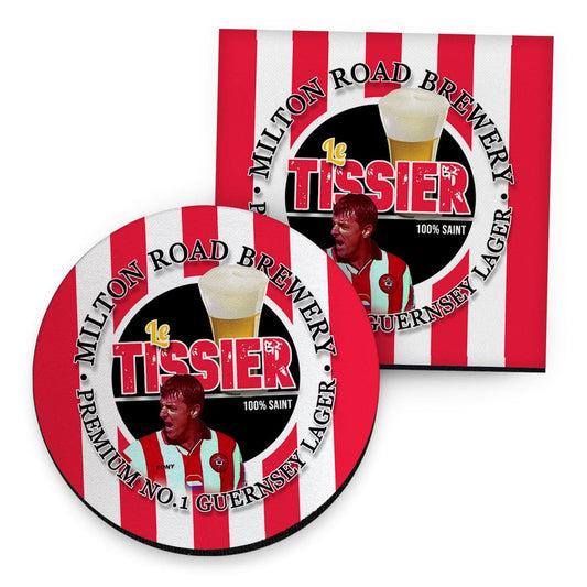Soton Le Tissier - Football Coaster - Square Or Circle collectible from https://britishmade.gifts/