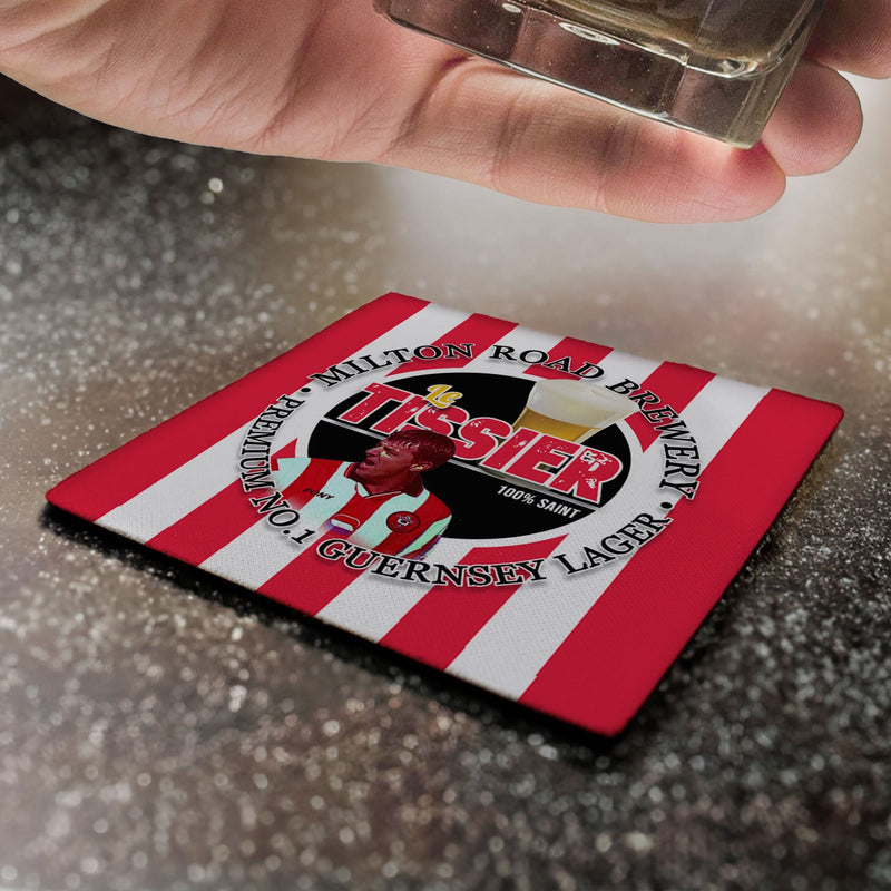 Soton Le Tissier - Football Coaster - Square Or Circle, alternate view