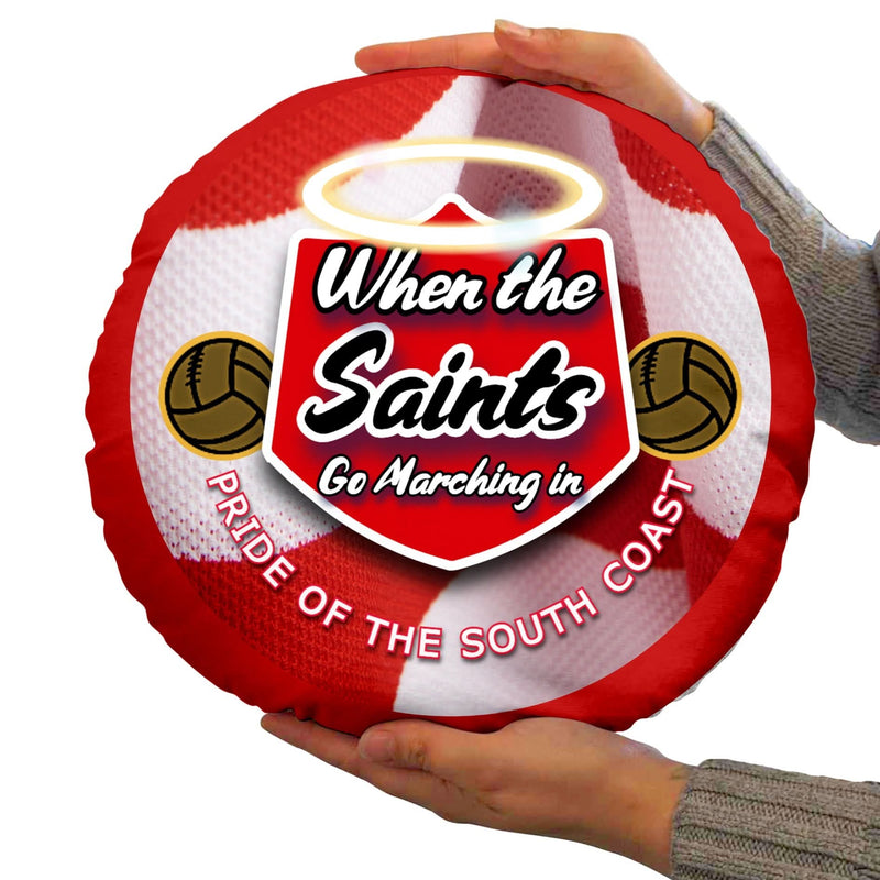 Soton Saints - Football Legends - Circle Cushion 14 collectible from https://britishmade.gifts/