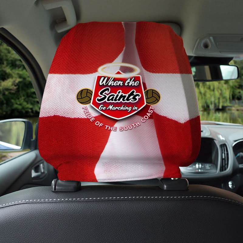 Soton Saints - Football Legends - Headrest Cover collectible from https://britishmade.gifts/