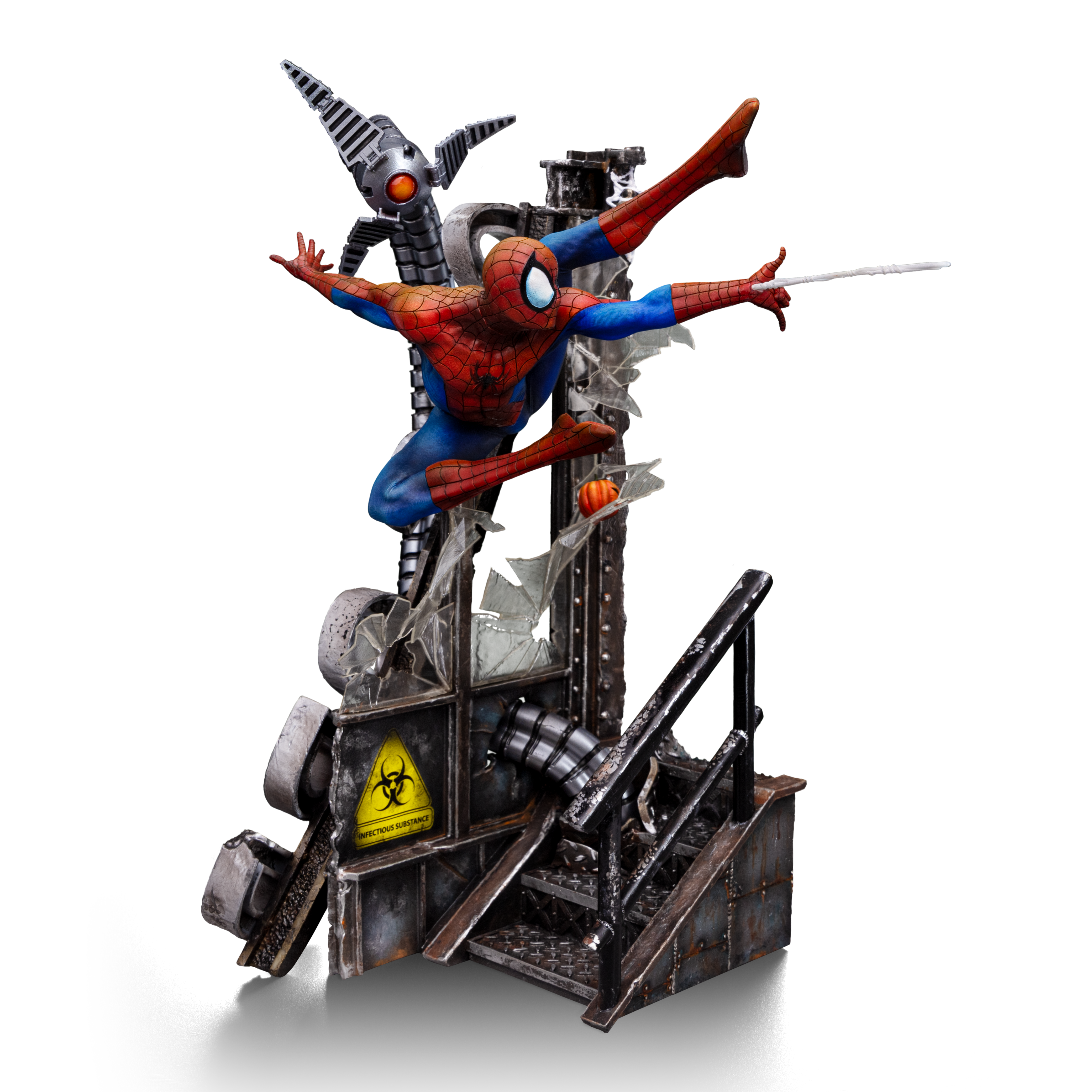 Spider-Man 10th Anniversary 1/10 Art Scale Statue Official Iron Studios ...