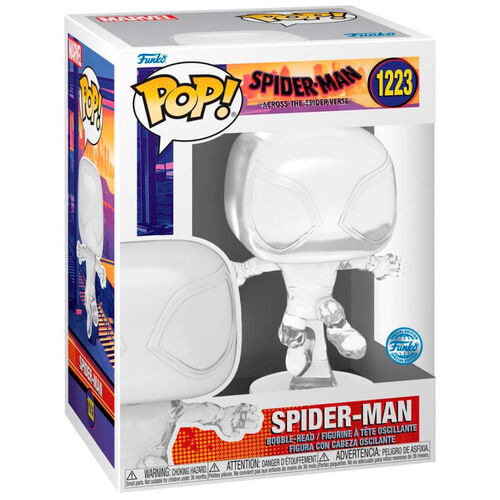 Spider-Man Translucent Version Spider-Man Across The Spiderverse Funko POP! Vinyl Figure