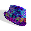 Penny Banger - Trippy Spirograph - Bucket Hat, close-up detail