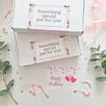 A PINK & COSY CHRISTMAS | FESTIVE PAMPER GIFT BOX, side angle