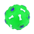 Squeaky Dog Ball, side angle